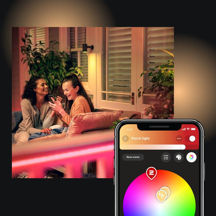 Produktbild Philips Hue LED Stripe Lightstrip Outdoor (DE Stecker) (Mehrfarbig, 200 cm, Outdoor)