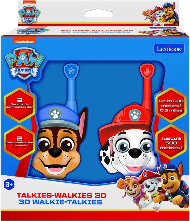 Produktbild Lexibook Walkie-Talkies Paw Patrol 3D, Altersempfehlung ab: 5 (0.10 km)