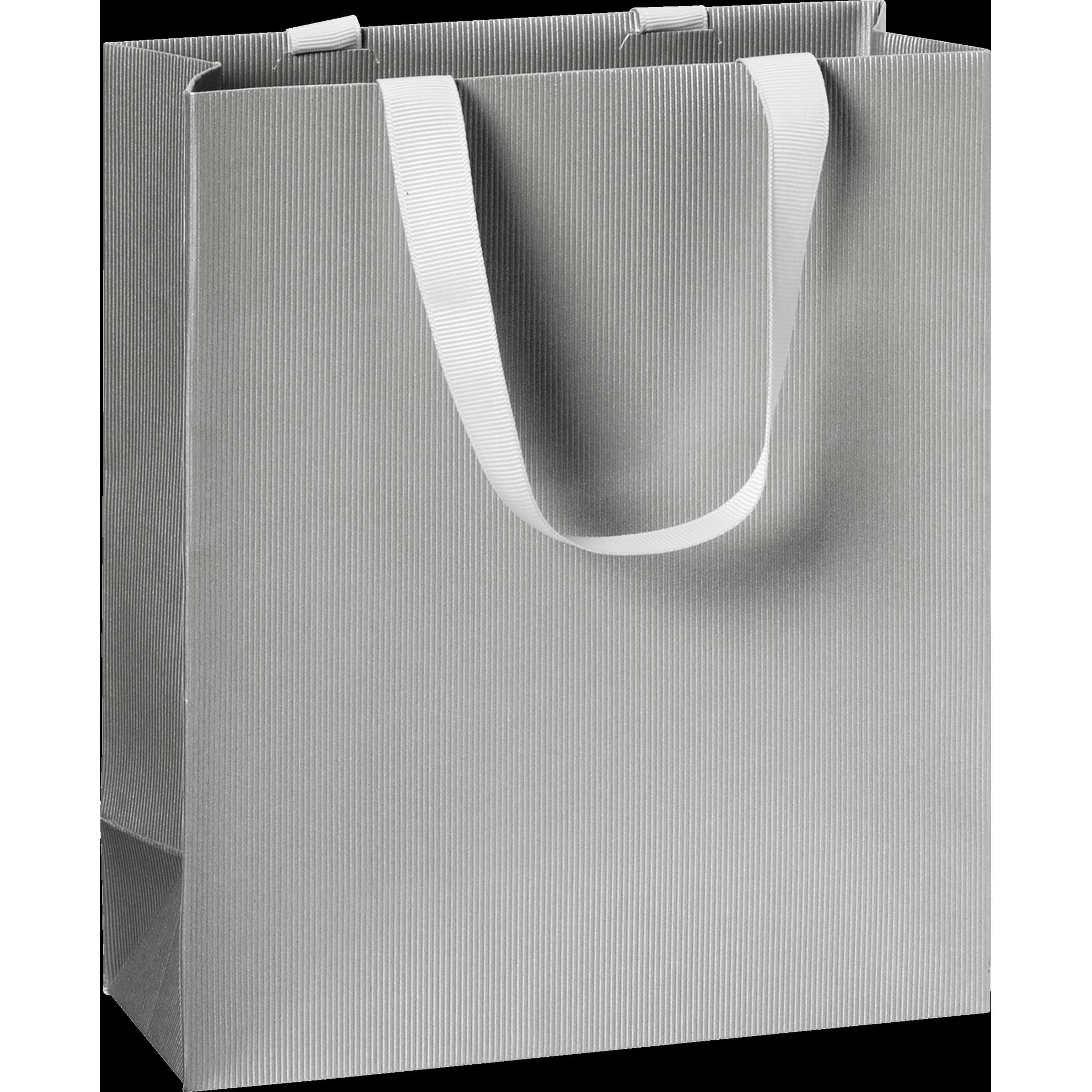 Stewo, Geschenkverpackung, Geschenktasche 18x8x21 One Colour silber (Geschenktüte, 1 x)