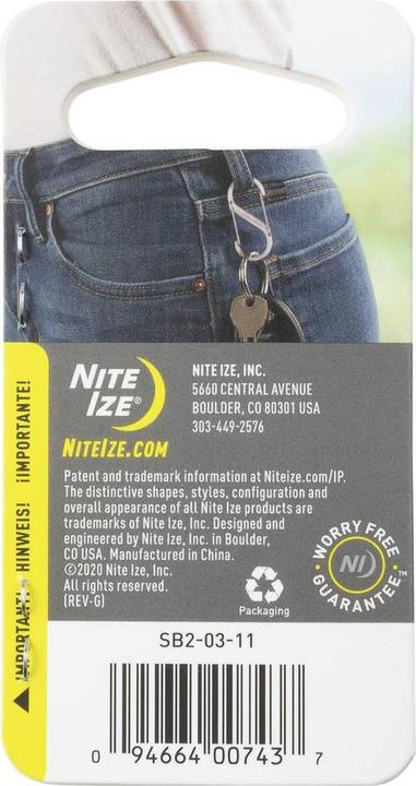 Actual product image Nite Ize S-Biner