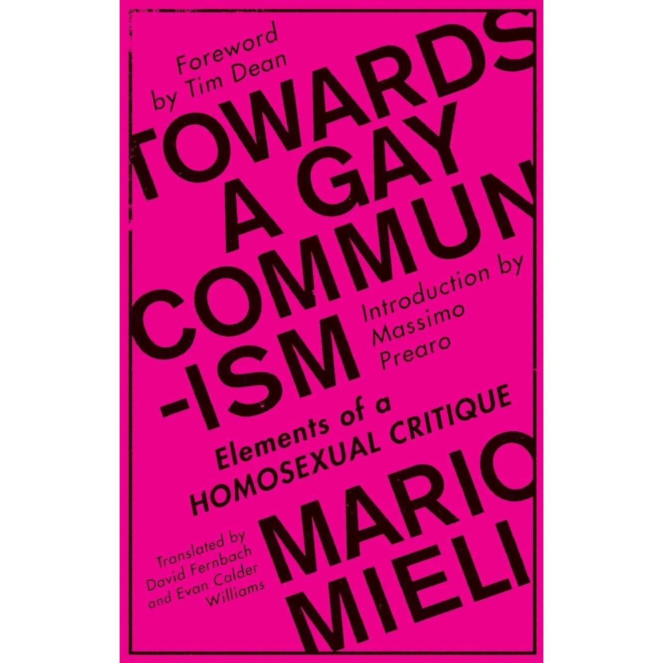 Mario Mieli, Fachbücher von Mario Mieli