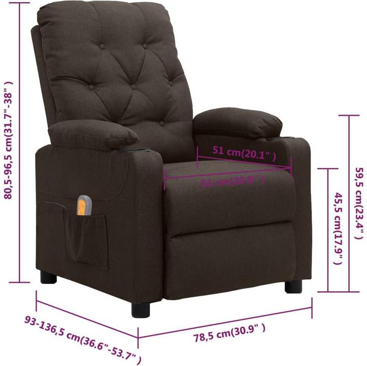 Image du produit vidaXL Massagesessel