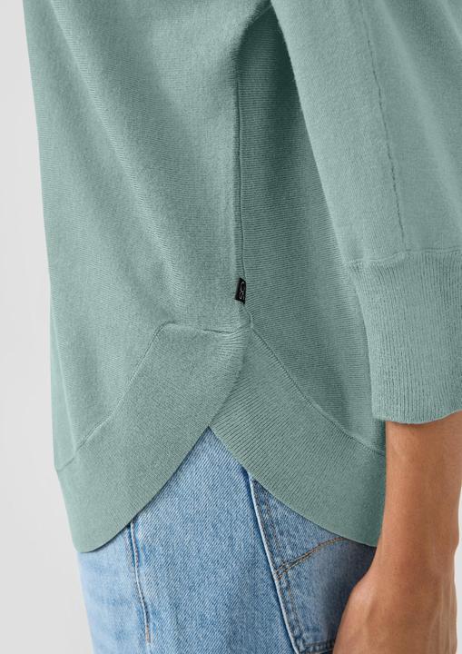 Produktbild s.Oliver Strickpullover Strickpullover mit Fledermausärmeln (L)