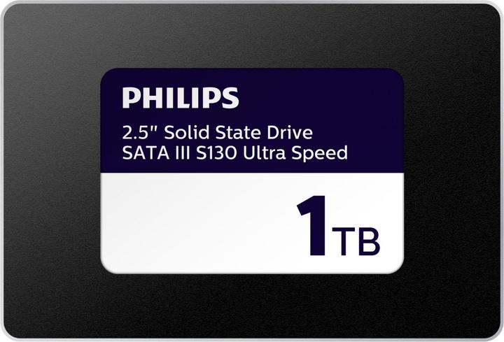 Actual product image Philips Internal SSD 1TB 2.5 SATA III S130 Ultra Speed (1000 GB, 2.5")