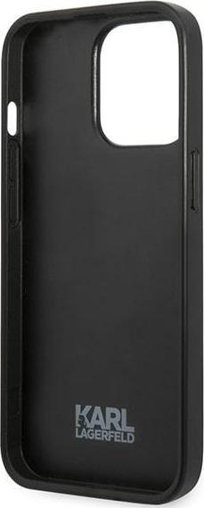 Produktbild Karl Lagerfeld KLHCP13XPMNFIK1 iPhone 13 Pro Max 6,7" szary/grey Flower Ikonik Karl (Apple iPhone 13 Pro Max)