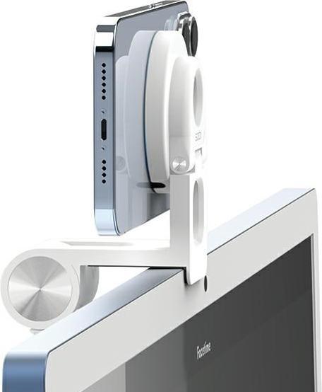Productafbeelding Sodi Wielofunkcyjny uchwyt indukcyjny 3w1 do iMaca BM-330 biały/wit MagSafe