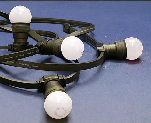 Produktbild LEDmaxx Illu-10-v2 Party-Lichterkette Innen/Aussen netzbetrieben Anzahl Leuchtmittel 10 LED Beleucht (10.50 m)