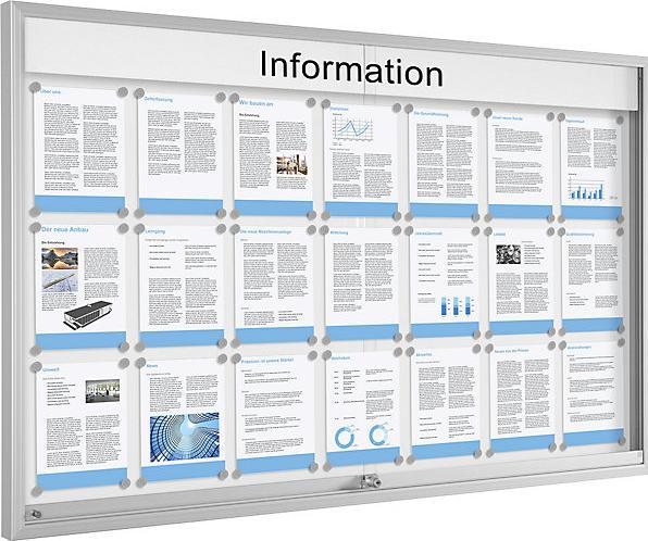 Actual product image Schaar-Design Sliding door showcase (Blackboard, 97 x 154.5 cm)