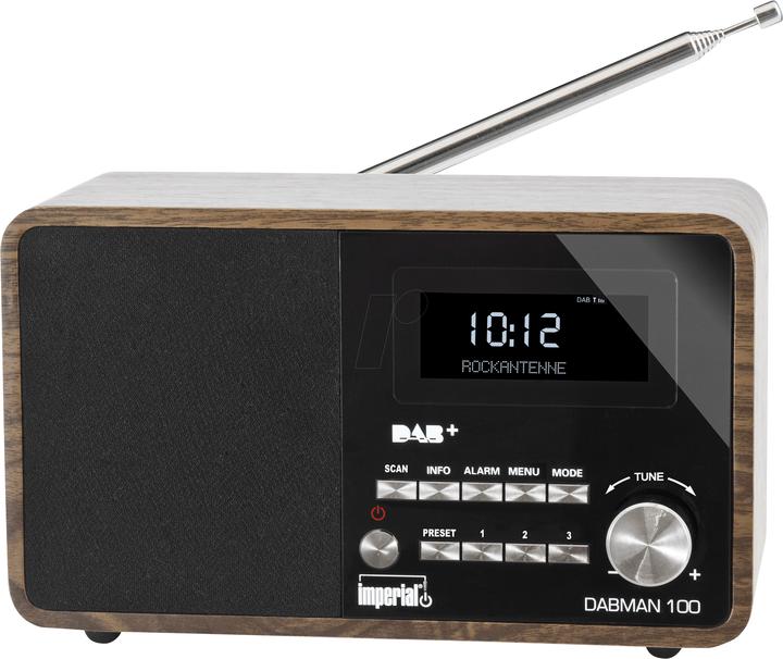 Produktbild Imperial Radio DABMAN 100 DAB (DAB+, FM)