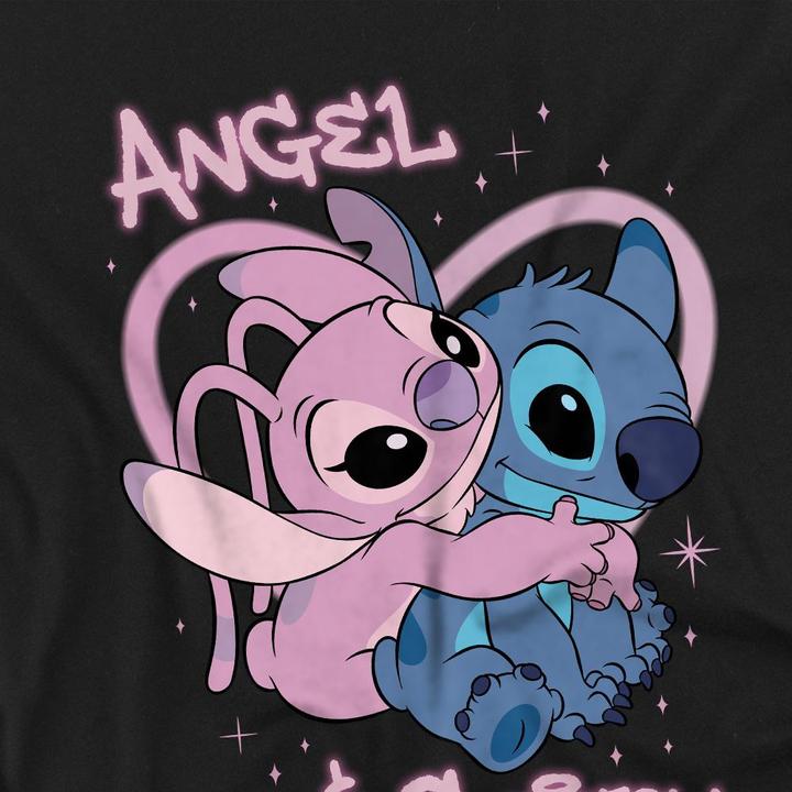 Immagine prodotto Lilo & Stitch Maglietta Punto e Angelo Aerografo Bambini (104)