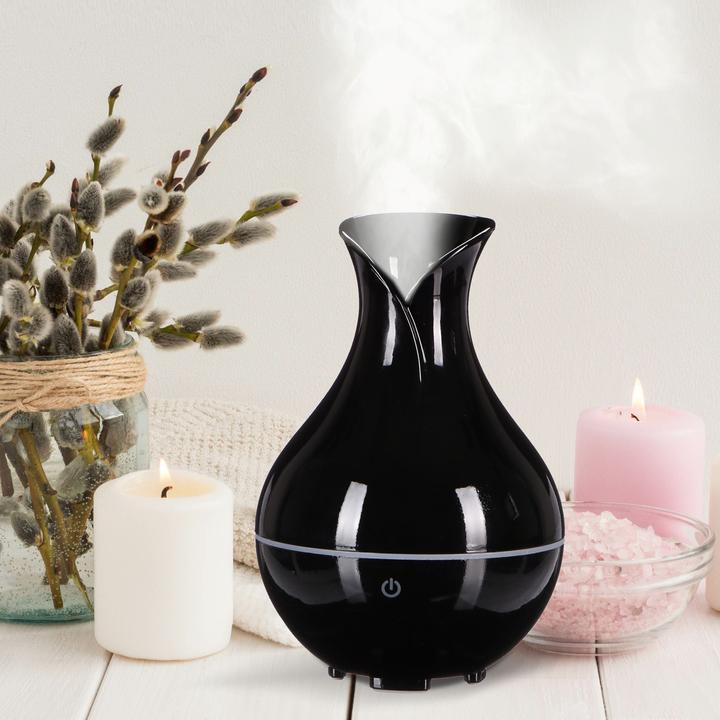 Actual product image Sixtol Aroma Diffuser Bloom black glossy 200ml (200 ml)