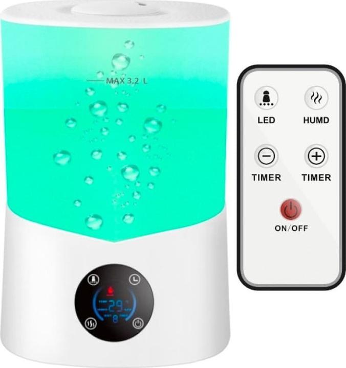 Image du produit No Name Humidificateur numérique MIST 3.2L + TÉLÉCOMMANDE