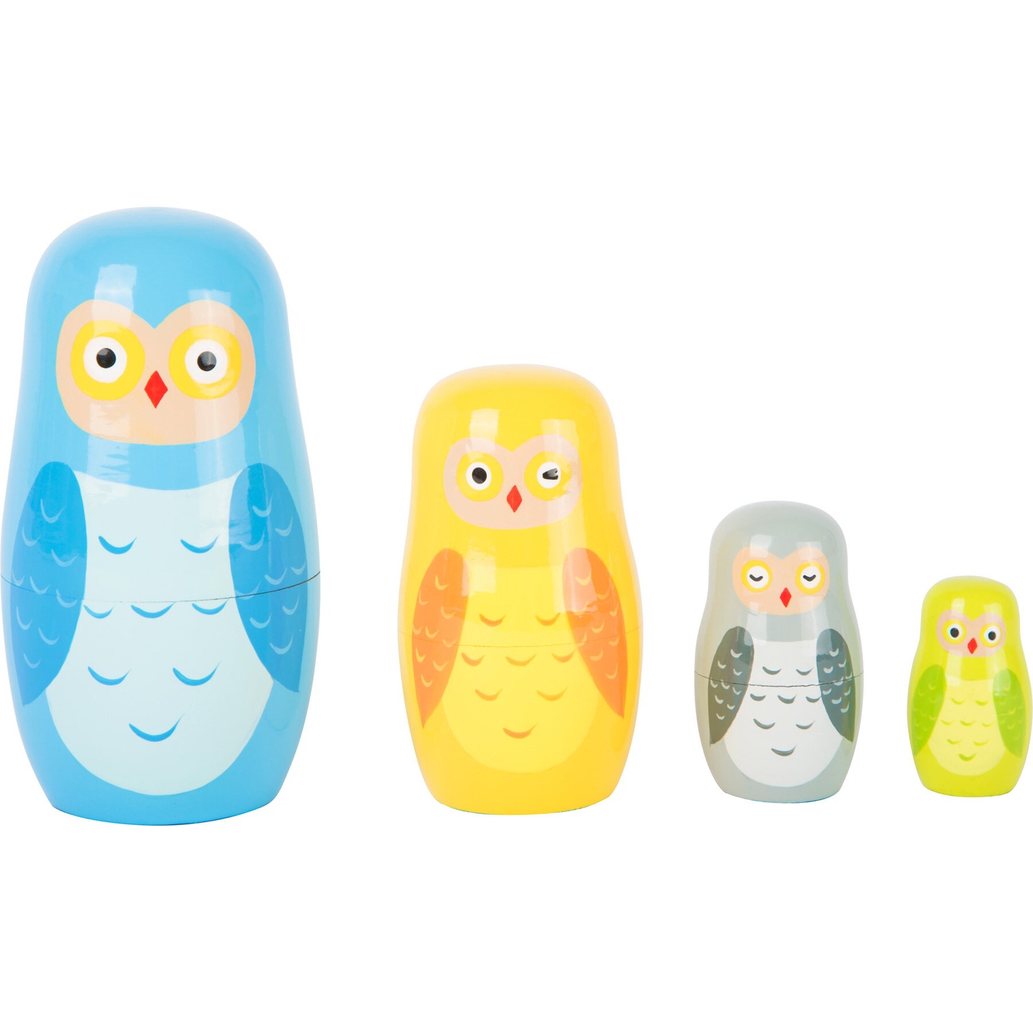 small foot Matrjoschka Eulen Familie