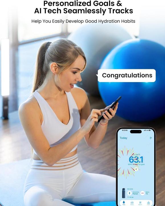 Productafbeelding WaterH BOOST Chug Lid - Magnetite Blue (24oz./710ml) (0.71 l)