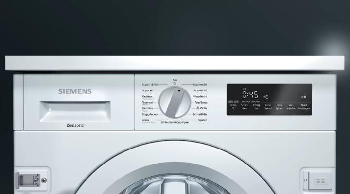 Actual product image Siemens iQ700 WI14W442 Washing Machine Built-in Front Loader C (8 kg, Left)