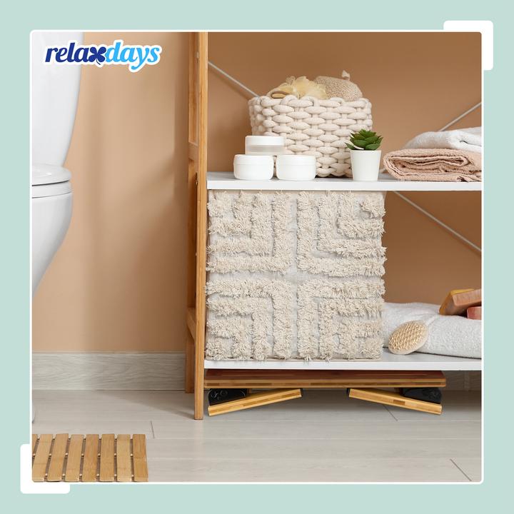 Actual product image Relaxdays Toilettenhocker