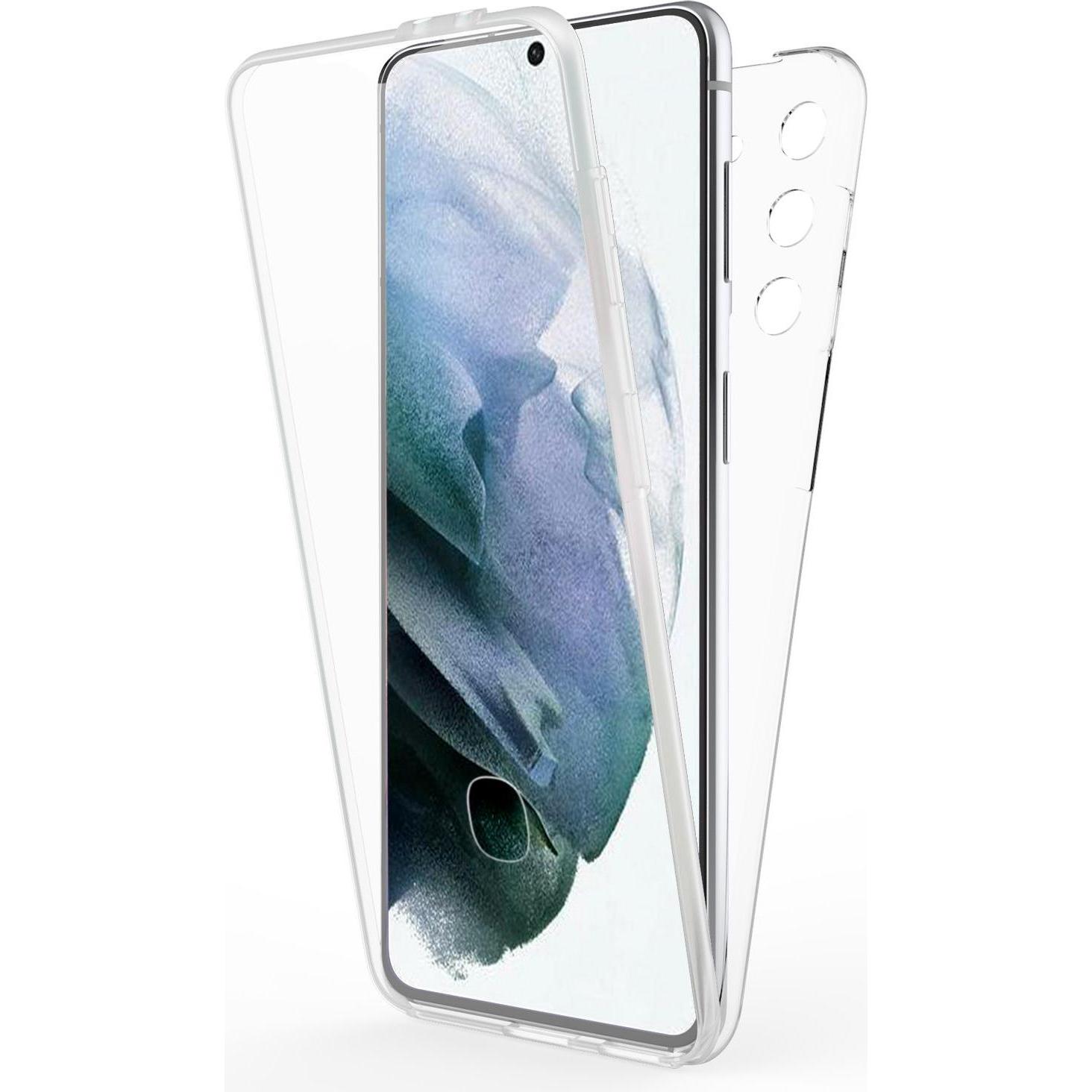 Nalia 360 Grad Handyhülle (Samsung Galaxy S21+), Smartphone Hülle, Transparent