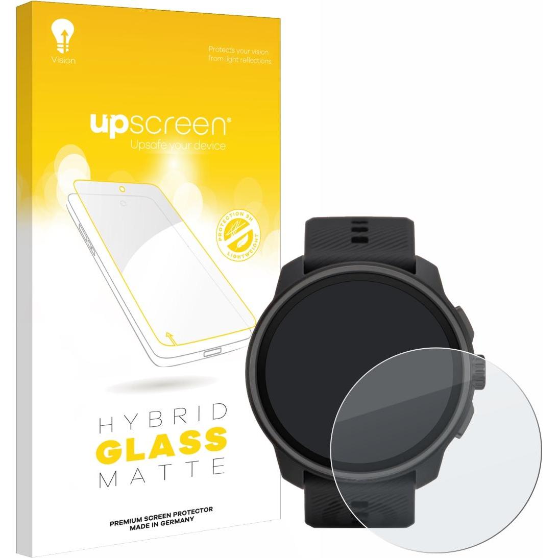 upscreen Reflection Shield Panzerfolie Schutzglas Matt, Smartwatch Schutzfolie, Grau