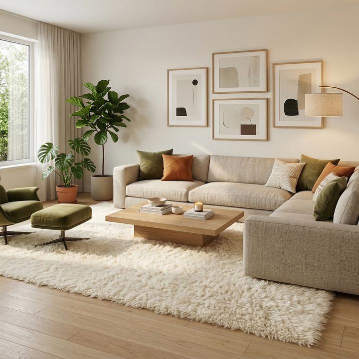 Produktbild Pergamon Natur Teppich Flokati Supreme (230 x 160 cm)