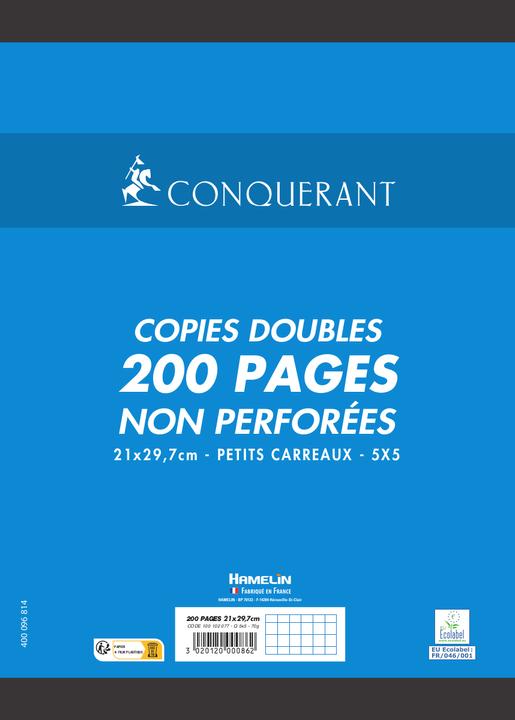 Actual product image Conquerant SEPT office paper, DIN A4, squared, without margin (A4, 70 g/m²)
