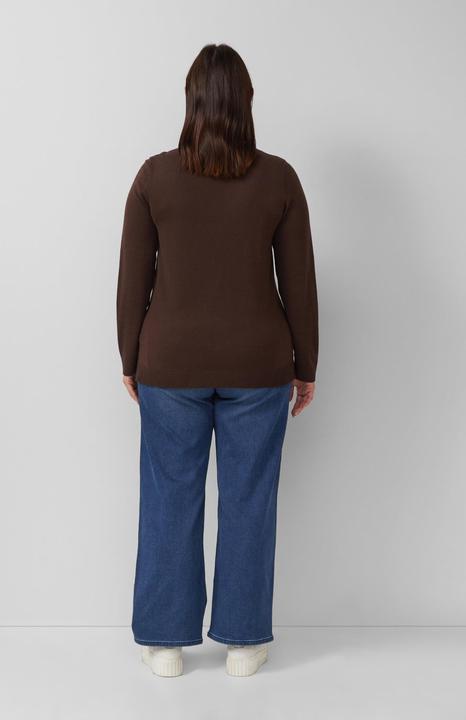 Produktbild s.Oliver Strickpullover Strickpullover aus Viskosemix mit Rippbündchen (50)