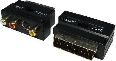Cables Direct CDL Swit SCART -SVHS & 3 x RCA