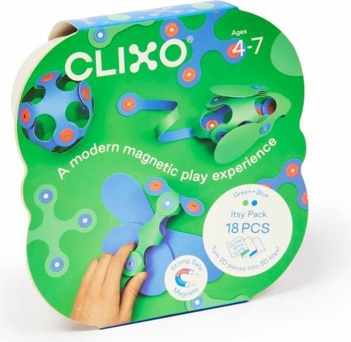 Actual product image Clixo Magnetic building toy Itsy