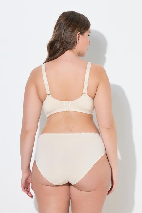 Produktbild Ulla Popken Soft-BH, Spitzendetail, ohne Bügel, Cup C - E (100 E)