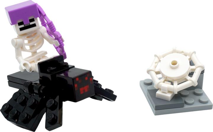 Actual product image LEGO Minecraft spider and skeleton with bow and helmet - 662307 NEW! Quantity 1x (662307)