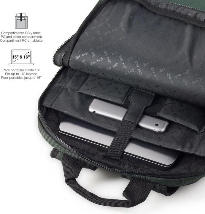 Actual product image Miquelrius Bag to work Series Rucksack S grün 13l (13 l)