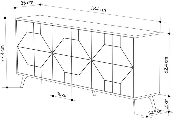 Image du produit Skye Decor Kiana (35 x 35 x 77.40 cm)