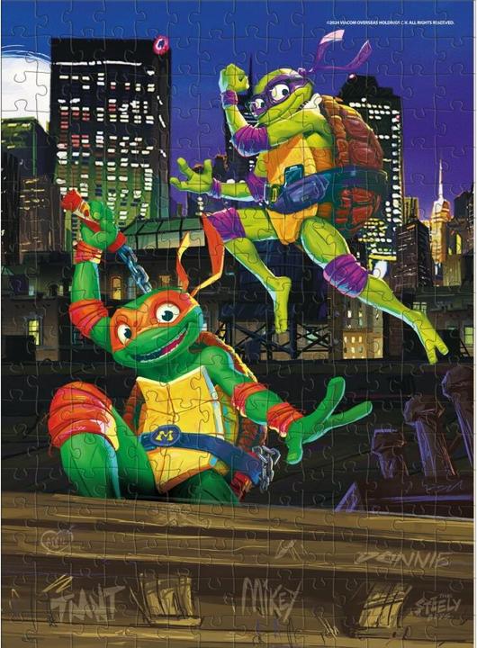 Actual product image Dodo Puzzle Ninja Heads: Donatelo und Michelangelo 250 Teile (250 pieces)
