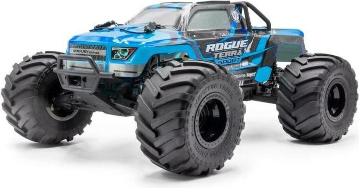 Image du produit Hobbytech Monster Truck Rogue Terra Brushless Bleu, RTR, 1:10