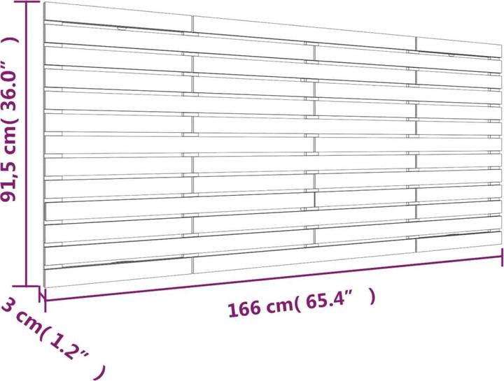 Produktbild VidaXL Oksiutka (166 x 3 x 91.5 cm)
