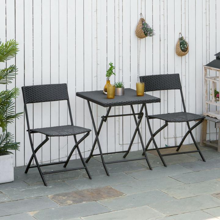 Image du produit Outsunny Set de balcon (60 x 60 x 72 cm)