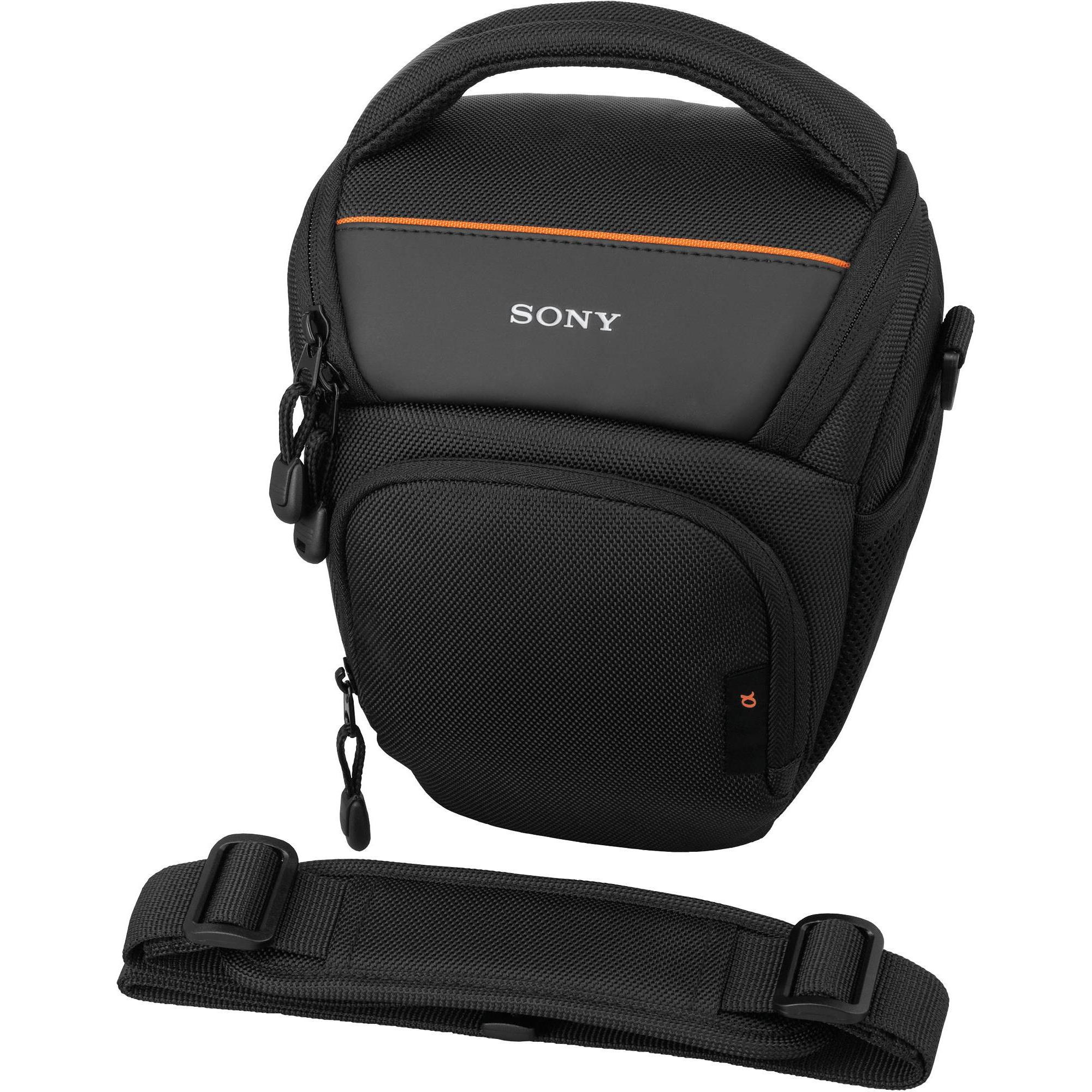 Sony Lcs-Amb (Kamera Schultertasche, 6.21 l), Kameratasche, Orange, Schwarz, Grau
