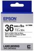 Productafbeelding Epson Labelcassette Lk-7wbn (3.60 cm, Zwart, Wit)