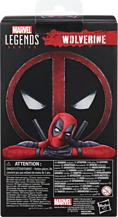 Actual product image Hasbro Deadpool Legacy Collection Marvel Legends Wolverine