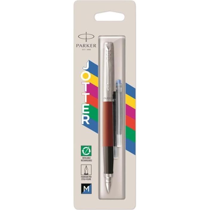 Parker, Schreibstifte, Jotter (Edelstahl, Rot, 1 x)