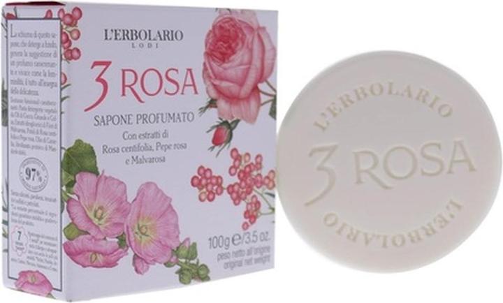 Produktbild L'erbolario 3 Rosa Sapone (Seifenlotion)