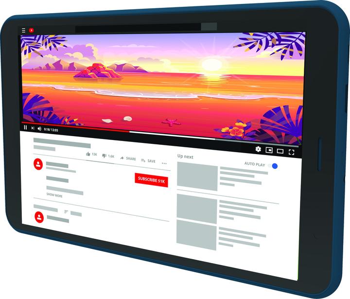 Image du produit Mediacom SmartPad Iyo 8 8" 3-32Gb WiFi (8", 32 Go, Noir, Bleu)