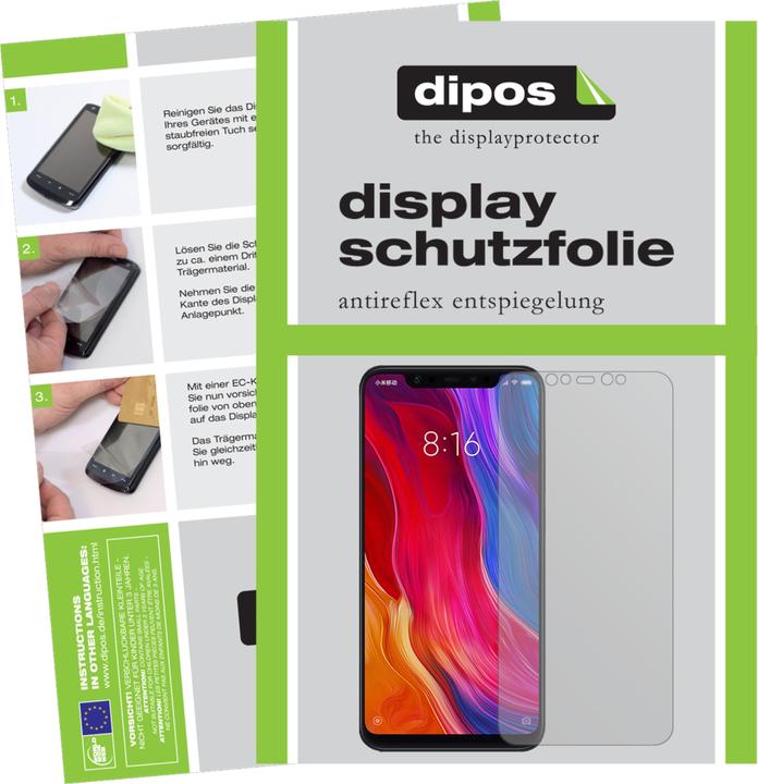 Produktbild Dipos Displayschutzfolie Antireflex (1 Stück, Xiaomi Mi 8 SE)