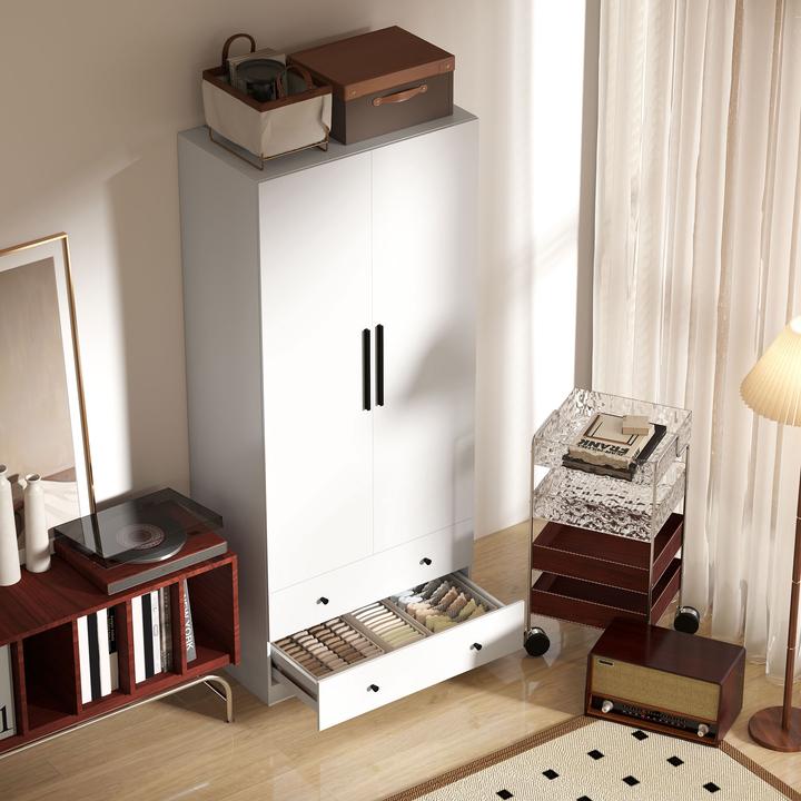 Actual product image Homcom Kleiderschrank (79 x 43 x 180 cm)