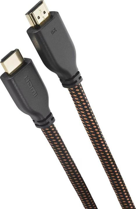 Actual product image One for All 3.0m Ultra High Speed HDMI 2.1 cable certified (3 m)