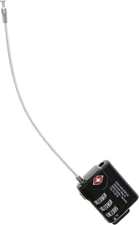 Lucchetto TSA A Combinazione Burg Wächter 77/30 SB – 3 Rulli Numerici Per Bagagli, Stafia In Metallo 3,5 Mm