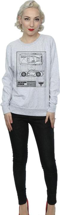 Produktbild Disney Cars Jackson Storm Blueprint Sweatshirt (M)