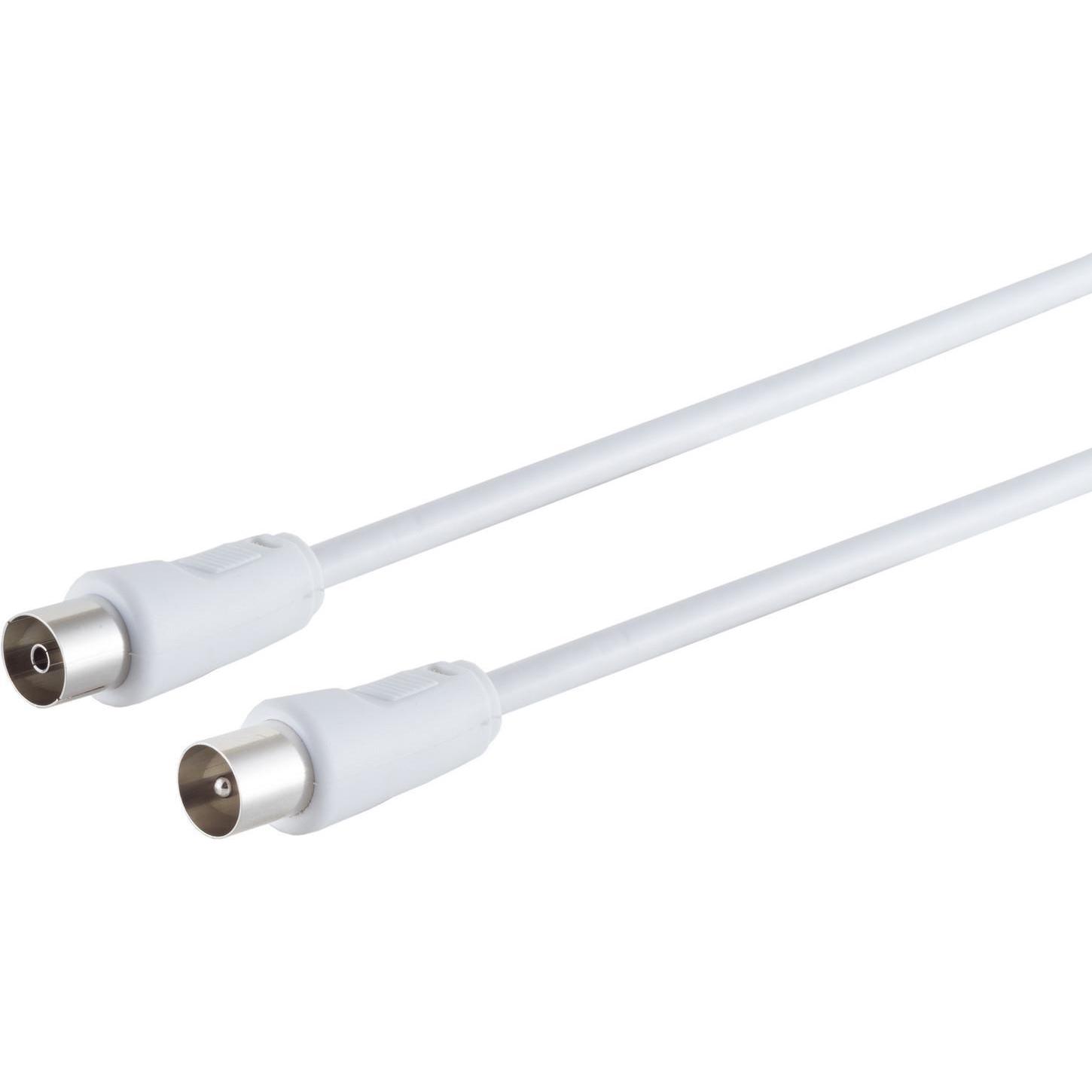 Shiverpeaks S/CONN maximum connectivity Antennenkabel, 100% geschirmt, > 100 dB, weiss, 5,0m (100 dB, Antennenkabel), An...