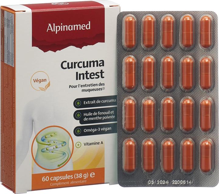 Actual product image Alpinamed Curcuma Intest (1 Piece, Capsules, 40 g)