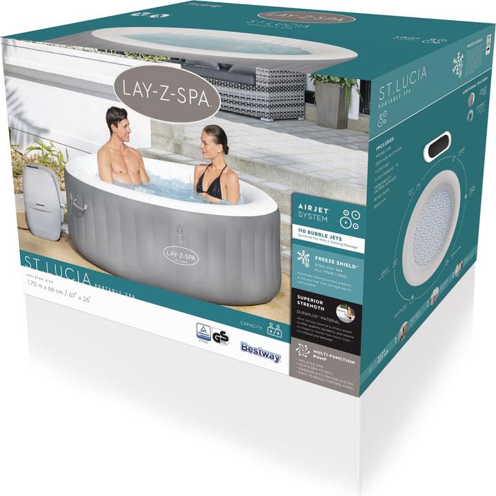 Actual product image Bestway BW "LAY-Z-SPA St. Lucia" 170x66 60037 (3 pers.)