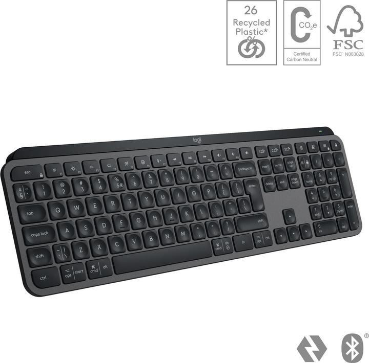 Produktbild Logitech MX Keys S (Eng. Int., Kabellos)
